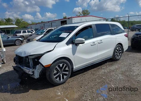 2025 Honda Odyssey Exl z USA, uszkodzony, nr VIN 5FNRL6H60SB000871